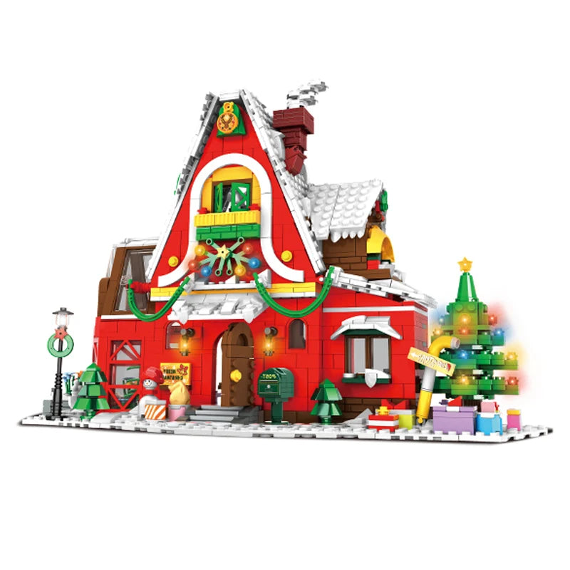 2023 City Creativity Winter Village Christmas House Building Blocks Set - Brand New (No Box)