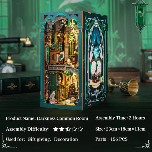 CUTEBEE Book Nook Darkness Common Room with LED Lights - Brand New