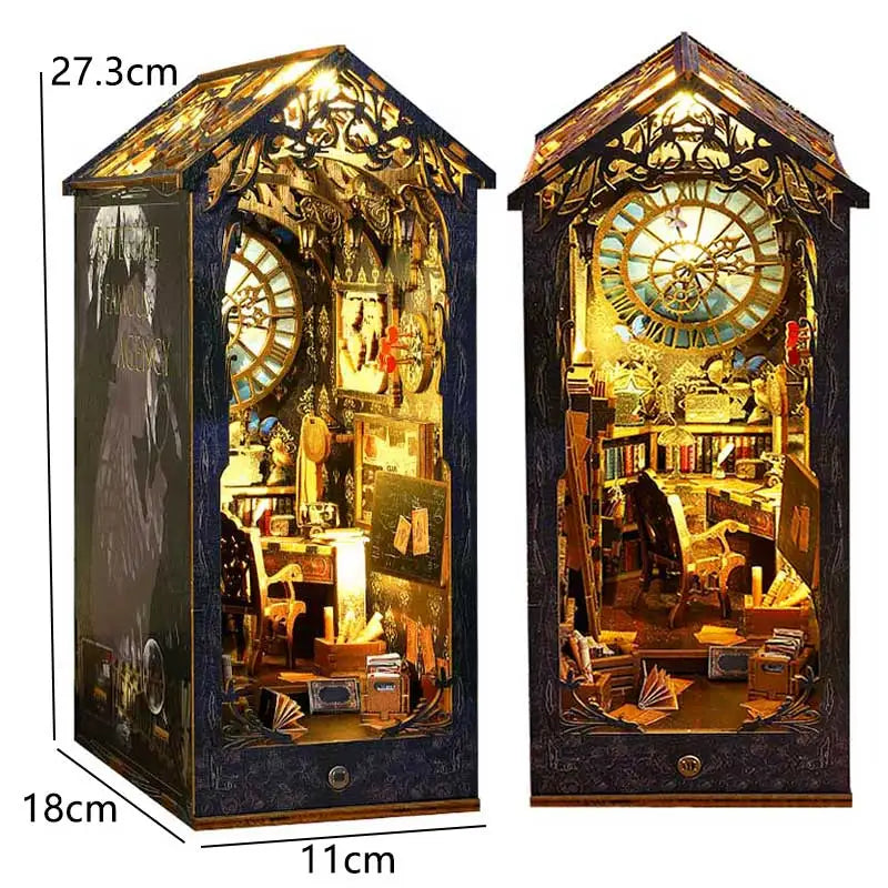 3D Book Nook Kits - Various Styles (some with LED Lights) - Brand New