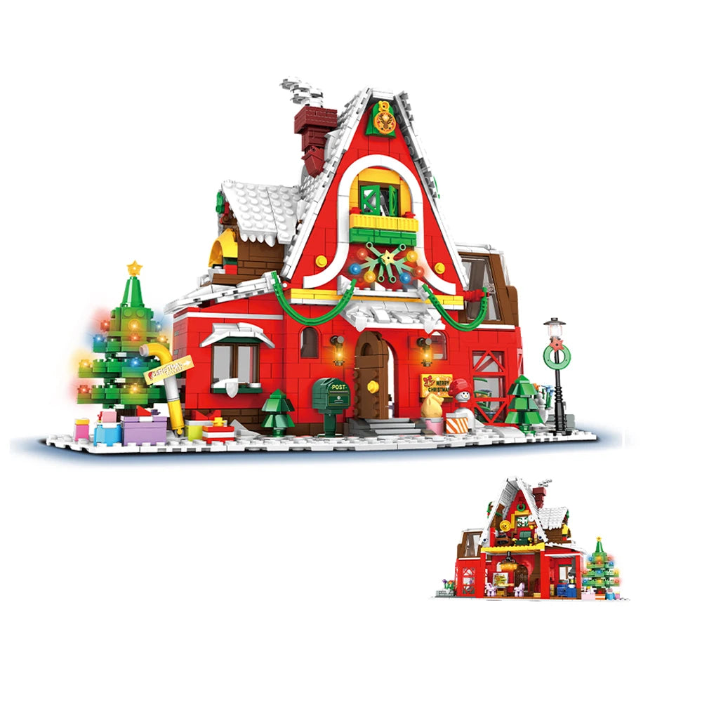 2023 City Creativity Winter Village Christmas House Building Blocks Set - Brand New (No Box)