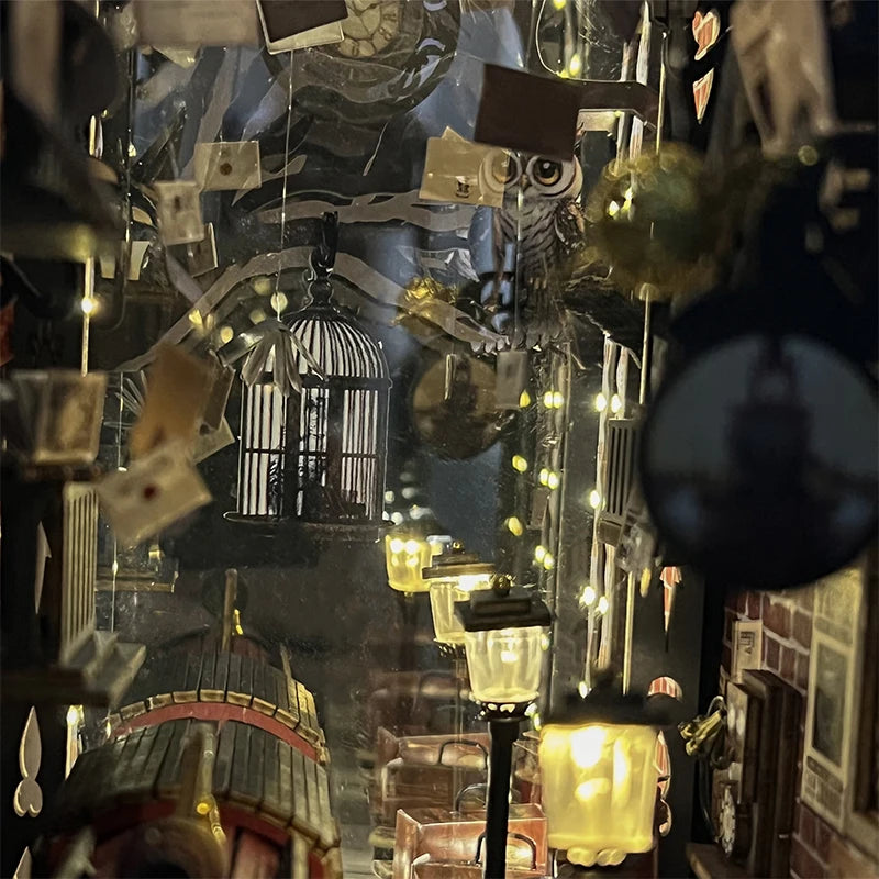 3D Book Nook Kits - Various Styles (some with LED Lights) - Brand New