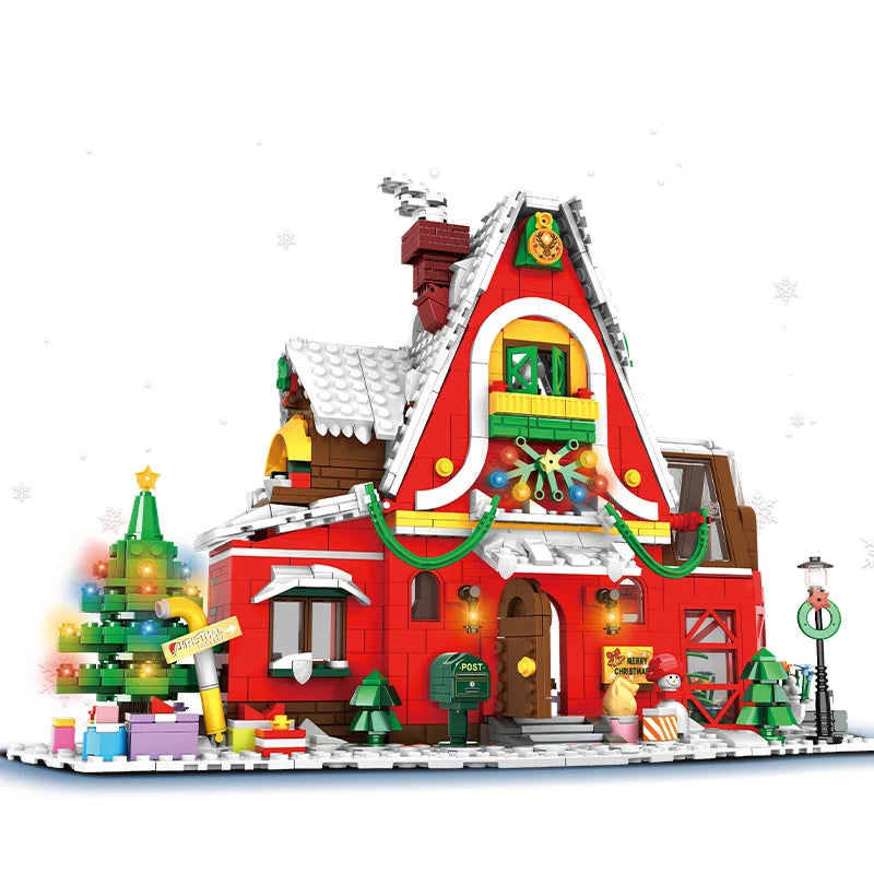 2023 City Creativity Winter Village Christmas House Building Blocks Set - Brand New (No Box)