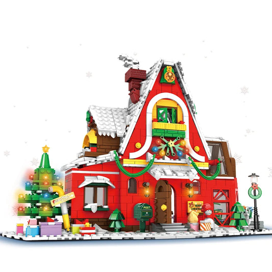 2023 City Creativity Winter Village Christmas House Building Blocks Set - Brand New (No Box)