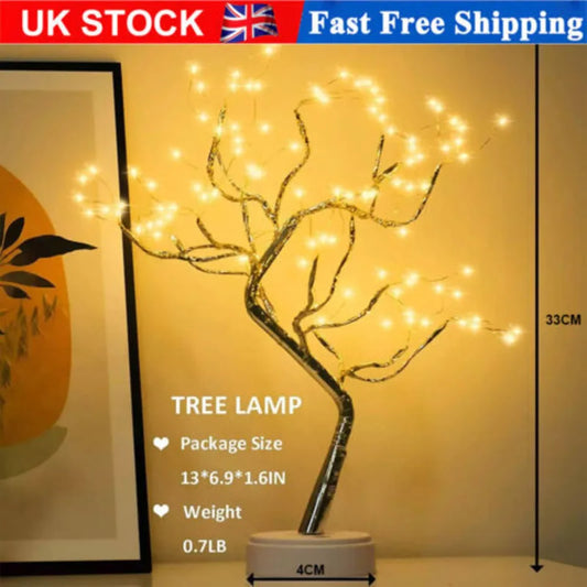 Birch Twig Tree Lit 108LED Light Xmas Table Decoration - Christmas