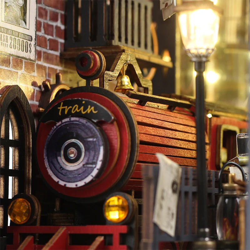 3D Book Nook Kits - Various Styles (some with LED Lights) - Brand New