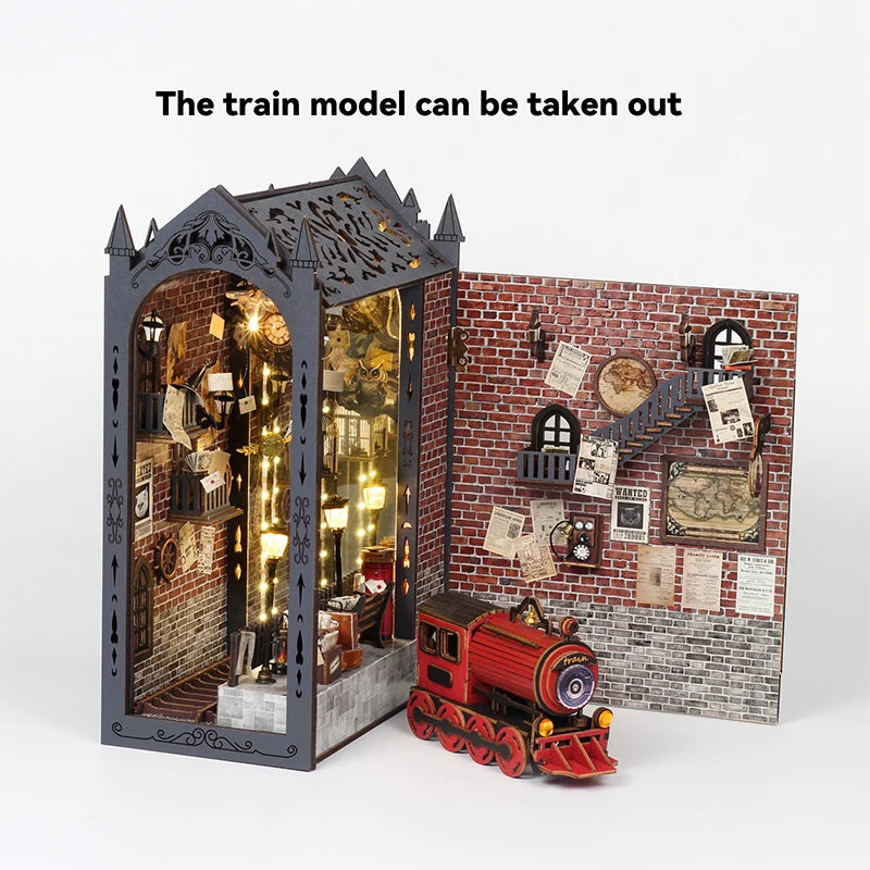 3D Book Nook Kits - Various Styles (some with LED Lights) - Brand New